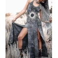 thumbnail image 1 of Vestido Vintage gótico de mediados de siglo vikingo Tribal para mujer, chaleco sin mangas, disfraz de Halloween, 1 of 4