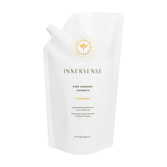 Innersense Organic Beauty - Natural Pure Harmony Hairbath Shampoo | Non-Toxic, Cruelty-Free, Clean Haircare (32oz Refill Pouch)