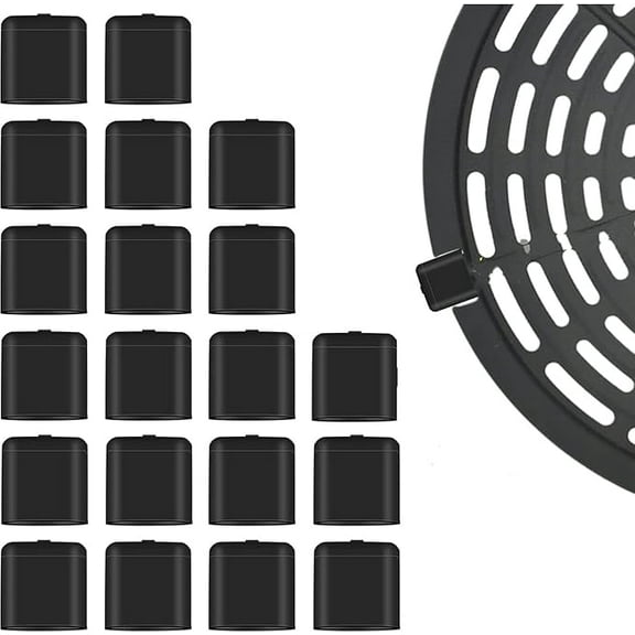 20 PCS Air Fryer Rubber Bumpers, Tower Air Fryer Accessories for Hob Grid Suitable Air Fryer Anti-Scratch Protective Covers Replacement Parts
