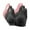 Black, variant on Wireless Bras for Women 3pc Front Closure Wide Strap Full Support Breathable Comfy Daily Bras