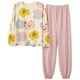 thumbnail image 1 of Pijama de mujer de algodón de manga larga, pantalón, jersey, traje fino, traje de hogar de primavera y otoño, 1 of 5