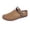 07#Coffee, variant on Women's Breathable Mesh Clogs Adjustable Strap Slip - On Mules Comfortable Lightweight Closed Toe Slippers for Daily Casual Wear