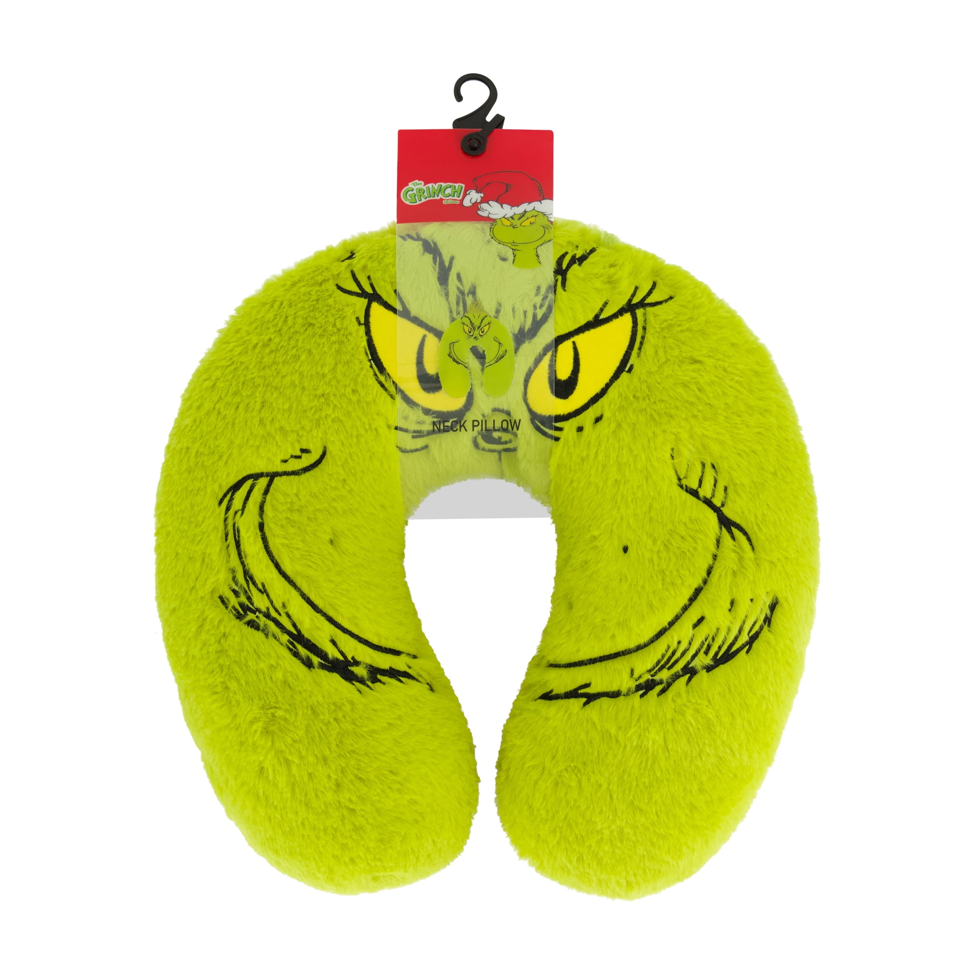 Dr. Seuss The Grinch Neck Pillow, Plush Travel Accessories for