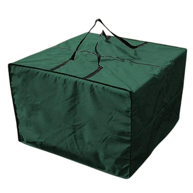 Bolsa de almacenamiento de cojines Bolsa de almacenamiento con cremallera Tela Oxford reutilizable para niños Verde