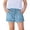Blue, variant on Girl's Drawstring Jean Shorts Cute Summer Trendy Ripped Denim Shorts High Waist Straight Leg Clothes Jorts with Pockets Yellow 120
