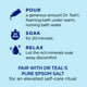 thumbnail image 3 of Baño espumoso Dr. Teal con sal pura de Epsom, minerales restauradores con magnesio, potasio, zinc y aceites esenciales, 62.5 fl oz, 3 of 5