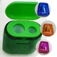 thumbnail image 4 of 4 Pcs Taille-Crayons Manuels Taille-Crayons de Couleur Double Trous, 4 of 7