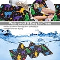 thumbnail image 3 of Colorful Cats and Butterflies Desk Mat,Large Watercolor Kittens Butterfly Gaming Keyboard Mouse Pad,Non-Slip Rubber Base Desk Pad Thick Stitched Edges Waterproof Mousepad Mouse Mat 31.5"x11.8", 3 of 5
