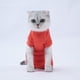 thumbnail image 5 of Traje de recuperación para gatos, camisa para perros y gatos después de una cirugía, ropa protectora para evitar que se laman, para cachorros, gatos, machos y hembras, 5 of 5