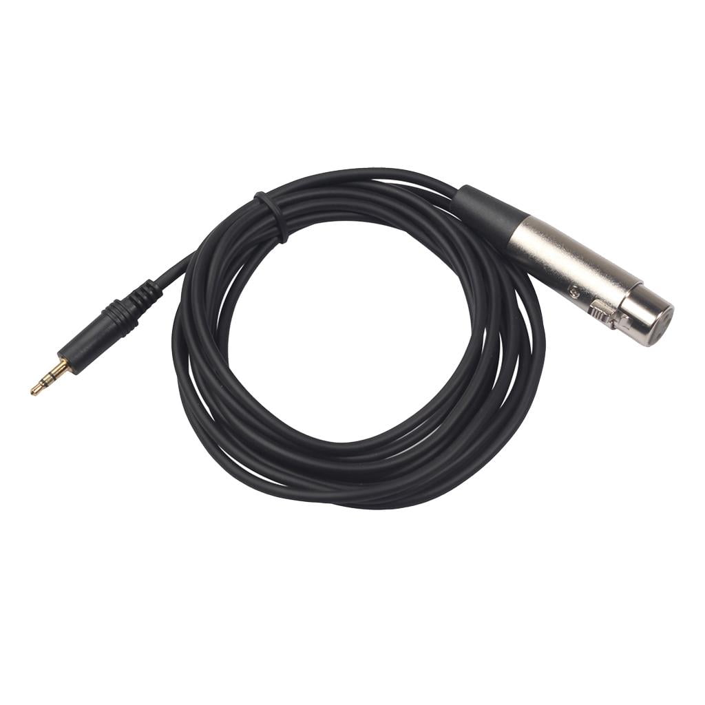 Cable de audio Hugo 3.5 Mm a XLR macho a hembra negro | Walmart en línea