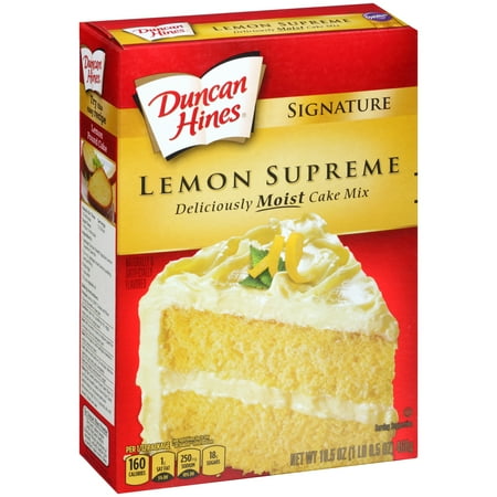 Duncan Hines Signature Lemon Supreme Deliciously Moist ... Duncan Hines Signature Lemon Supreme Deliciously Moist ...
