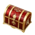 thumbnail image 4 of Bunblic Jewelry Box Jewelry Storage Box Keepsake Gift Box Organization Trinket Box Jewelry Case for s Desktop Bracelets Necklaces Red, 4 of 8
