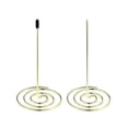 thumbnail image 1 of NUOBESTY 2 Pcs Golden Menu Summons Fork Invoice Document Notes Metal Needle Folder Storage Products for Office Home Kitchen (Golden), 1 of 1
