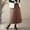 #520-Brown, variant on Women's High Waist Winter Warm Plus Size Down Skirt with Pockets, Insulated Long Casual Straight Tube Skirt for Daily Wear (Black/Beige/Brown)