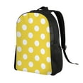 thumbnail image 2 of Fotbe Yellow And White Polka Dot Mochila de Viaje para Laptop, Mochila Ejecutiva Delgada y Resistente 15.6", 2 of 8