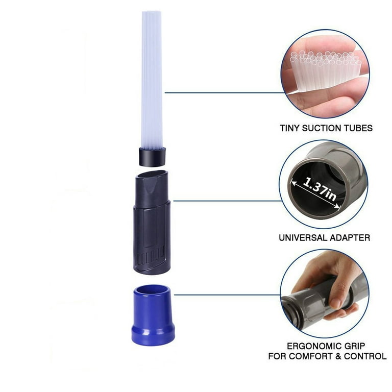 Vacuum Cleaner Dust Dirt Remover Dust Daddy Universal Dust Brush Cleaner Vacuum Attachment Interface Tool As Seen on Tv,flexible Tube Cleaning Tool Fo