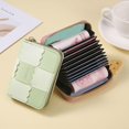 thumbnail image 1 of Leather Wallet Small Mini Cute Coin Purse Short Zipper Credit Card Holder, 1 of 8