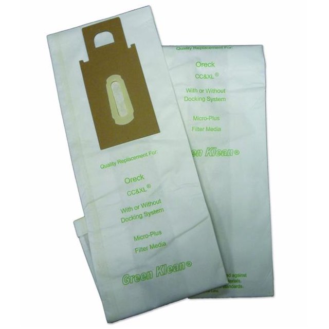 Green Klean GK-OR-XL Oreck Style CC & XL Micron Replacement Vacuum Bag - 10 per Pack - Case of 8