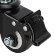 thumbnail image 3 of Heavy Duty Swivel Caster Wheel with Dual Bearings, Low Noise Design, 2.5 Inch Diameter, M12 Mount, Includes Brake for Smooth Movement and Controlled Stopping, 3 of 9