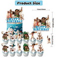 thumbnail image 3 of 38PCS For Moana Theme Party Decorations,8 Hanging Swirls,With 1 Happy Birthday Banner Garland,1 Birthday Banner Garland,16 Balloons,13 Cupcake Toppers for Birthday Party Decorations, 3 of 4