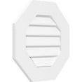 thumbnail image 2 of 26"W x 26"H Octagonal Surface Mount PVC Gable Vent: Non-Functional, w/ 3-1/2"W x 1"P Standard Frame, 2 of 13