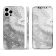 thumbnail image 3 of DesignSkinz Gray Agate Marble Slate Full-Body Skin Decal Wrap Cover for iPhone 16 Pro, 3 of 9