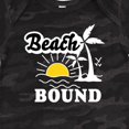 thumbnail image 4 of Inktastic Beach Bound with Sun and Palm Trees Boys or Girls Baby Bodysuit, 4 of 5