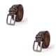 thumbnail image 4 of Qarigey Cinturones de cuero para hombre, pantalones con banda de cintura ajustable, pantalones, correa de cintura a juego para Festival, Type4 NO4, 4 of 6