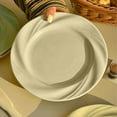 thumbnail image 4 of Fiudx Liquidación navideña Platos de cerámica de alta calidad con un sentido del hogar y originalidad Platos de comida occidental Platos de pasta Vajilla Plato Plato de alto valor, 4 of 6