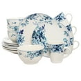 thumbnail image 2 of Elama Traditional Blue Rose 16 Piece Dinnerware Set, 2 of 2