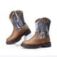 thumbnail image 4 of Botas DREAM PAIRS Vaqueras para Niños Talla 12 Marrón, 4 of 7