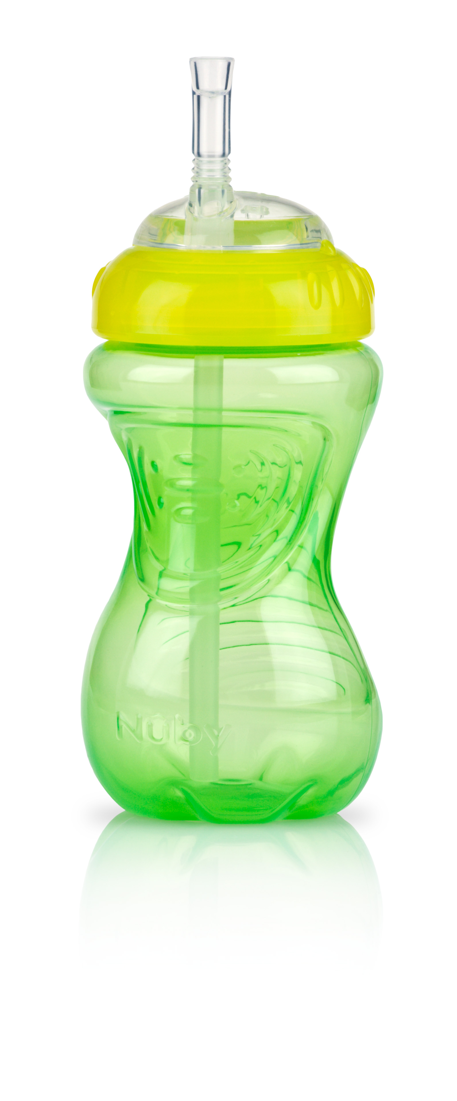 Nuby Easy Grip Soft Straw Sippy Cup, 10oz, 3-Pack photo 5