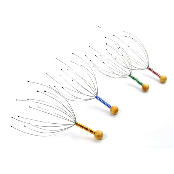 Head Massage Tingler Head Scratcher Scalp Massager Scalp Head Massager Head Massage Tool Multifunctional Head Massage Tingler High Elasticity Promote Blood Circulation Scalp