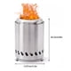 thumbnail image 5 of Yuarrent Fogatas de para acampar, estufa de leña portátil sin humo de acero inoxidable para exteriores Estufas de camping, 5 of 6