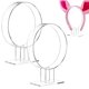thumbnail image 1 of BESTYASH 2Ud Soporte Transparente Para Diademas Para Mantener Accesorios De Cabello Organizados Y Visibles, 1 of 6