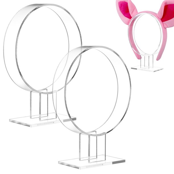 BESTYASH 2Ud Soporte Transparente Para Diademas Para Mantener Accesorios De Cabello Organizados Y Visibles