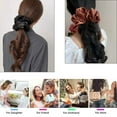 thumbnail image 5 of Banda para el cabello para mujer con rizo de seda grande, rizo de seda satinada, gran ganancia, gasa suave, rizo lindo, 5 of 5