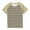 Khaki, variant on Kids Boys and Girls Striped Printed Raglan Sleeve Casual Short Sleeve Tshirt Top Wine, 11-12 Years