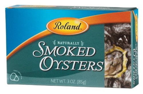 Roland Smoked Oysters Case of 10 3 oz. by
