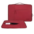 thumbnail image 2 of Mosiso for Macbook Air/Pro 13.3" Laptop Sleeve Briefcase Handbag Water Resistant Polyester Carrying Pouch Zipper Notebook Computer Bag, Red, 2 of 6