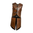 thumbnail image 1 of GUOOL Gilet Armure Gothique Viking Médiéval Renaissance Réglable Robe de Costume de Fête Brun Clair, 1 of 7