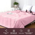 thumbnail image 3 of sruoe Summer Cool Quilts, Cooling Quilts for Bed, Light Quilt, Sleep Quilt, Thin Quilt, Cooling Comforter, Quilts for Bed, Breathable Hypoallergenic Washable Quilt, 3 of 5