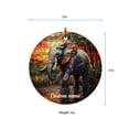 thumbnail image 4 of Elephant Ornament, Christmas 2025 Gift, Hanging Decor & Christmas Tree Decoration, Name & Date, Christmas Ornament 2025, Housewarming Gifts Keepsake, 4 of 5