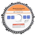 thumbnail image 1 of 4.5 Inch Angle Grinder Chain Saw Disc Woodworking Accessories for Wood Carving Cutting, 1 of 1