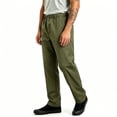 thumbnail image 4 of Gfyviroh Elastic Waist Pants for Men Big and Tall Lightweight Straight Leg Pants with Pockets Versatile Solid Business Casual Pants, 4 of 4