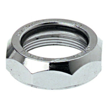 Tange-Seiki Levin CDS 1" Steel Top Nut Silver For Threaded Bicycle Headsets
