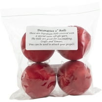 Satin Balls, 3", 4pk