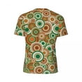 thumbnail image 6 of T Shirt For Men Retro 70s Circles Running Psychedelic Pattern Harajuku T-Shirts Couple Streetwear Ts, 6 of 7