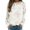 Z3_Multicolor 1, variant on Kaondbfi Women's Lily of the Valley Flower Print Pullover Tops Fall Fashion Round Neck Loose Hoodless Sweatshirts for Women