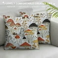 thumbnail image 3 of Nawypu Pack of  Mushroom Pillow Cover, Soft Solid Decorative Square Throw Pillow Covers Set with Zipper, Mushroom Decor for Couch Sofa Living Room Bedroom, 3 of 5